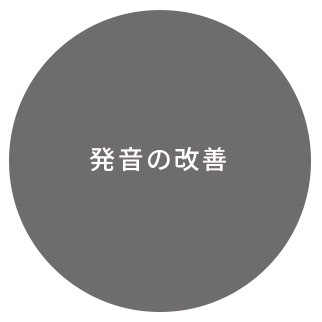 発音の改善